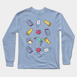 Colorful Warm CoronaTheme Gift Long Sleeve T-Shirt